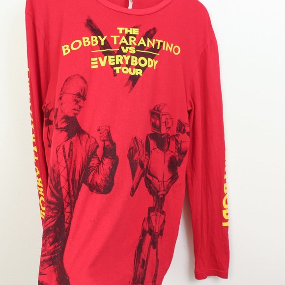 Logic Shirt Mens Red Bobby Tarantino vs Everybody 2018 Tour Tee - Picture 3 of 11
